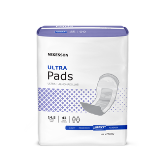 compare product McKesson Bladder Control Pads, Ultra