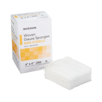 compare product McKesson Gauze Sponge, 8-Ply, 4x4 Inch Square, Non-Sterile