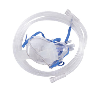 compare product McKesson Nebulizer Mask and Tubing Kit, Small Volume Medication Cup, Pediatric Aerosol Mask
