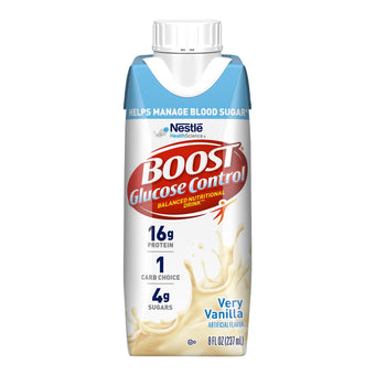 compare product Nestle Glucose Control Nutritional Drink, Very Vanilla, CS/24