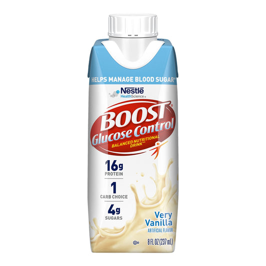Nestle Glucose Control Nutritional Drink, Very Vanilla, CS/24