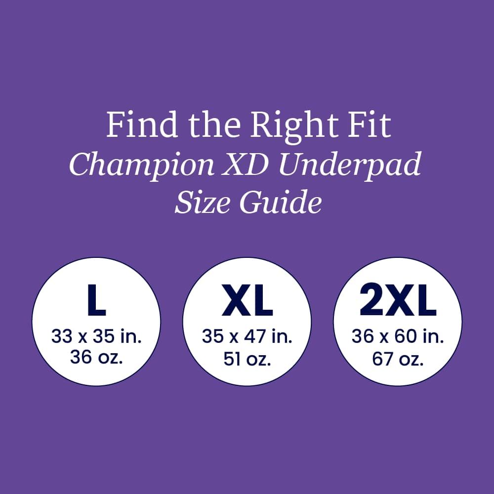 NorthShore Champion XD Washable Underpads