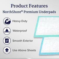 NorthShore Premium Extra-Absorbent Disposable Underpads