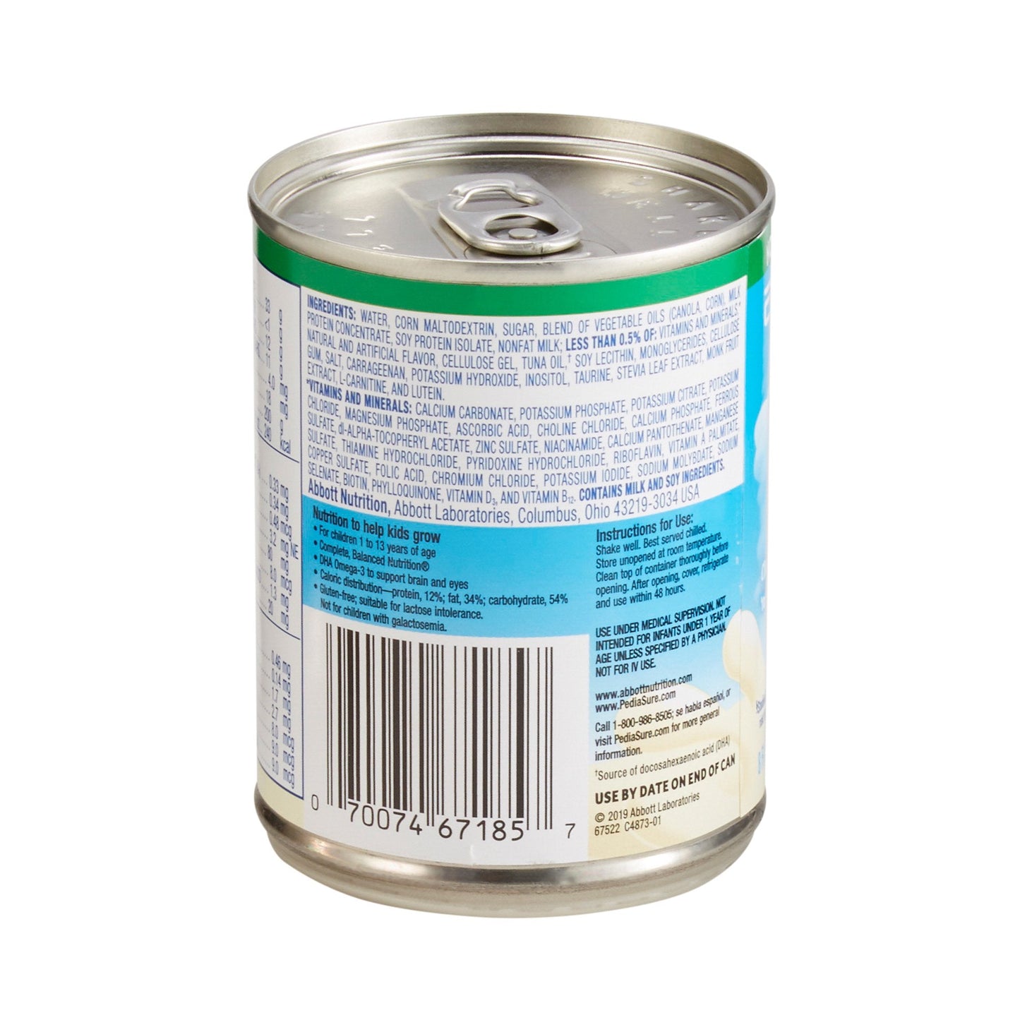 Pediasure Grow & Gain, Vanilla, 8 oz Can, CS/24