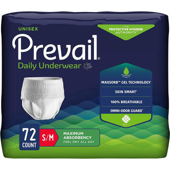 compare product Prevail Maximum Absorbency Underwear