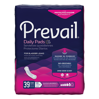 compare product Prevail Women's Bladder Control Pad, Maximum