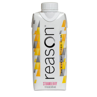 compare product Reason High Calorie Nutrition Beverage, Strawberry, CS/12