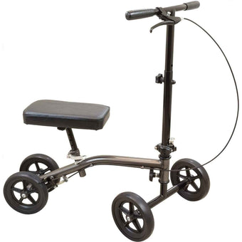 compare product Roscoe E-Series Knee Scooter, Sterling Grey