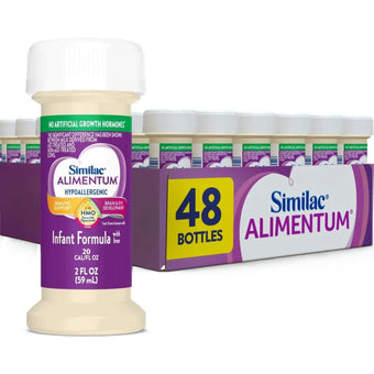 compare product Similac Alimentum Infant Formula, Unflavored, 2oz Bottle