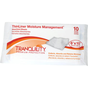 compare product Tranquility ThinLiner Absorbent Sheet